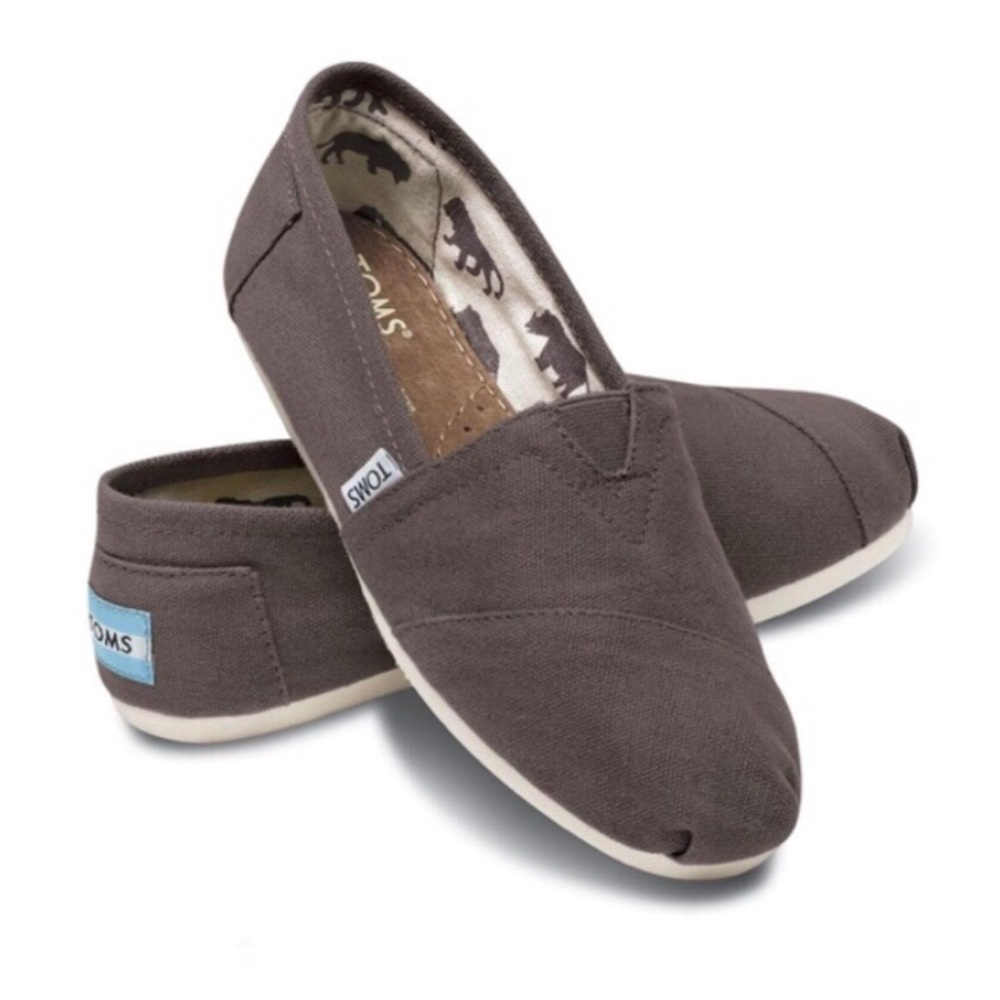 TOMS Ash Canvas Women’s Size 10